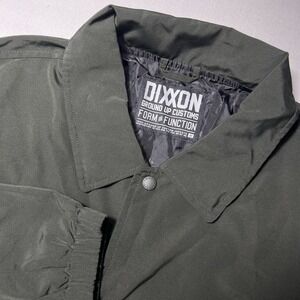 Dixxon Medium Olive Green Work Hard Stay Humble Coach Windbreaker Coat Men Jacke
